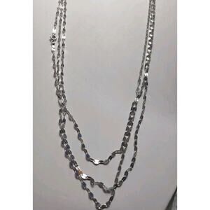 LIRM Italy 925 Sterling Silver Fancy Chain 30" Necklace - 6g